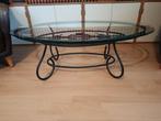 Salontafel bezorging is mogelijk, Huis en Inrichting, 100 tot 150 cm, Zo goed als nieuw, Minder dan 50 cm, Ovaal
