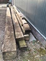 Meerpaal oud/2 stuks, Tuin en Terras, Palen, Balken en Planken, 250 cm of meer, Gebruikt, Palen, Ophalen