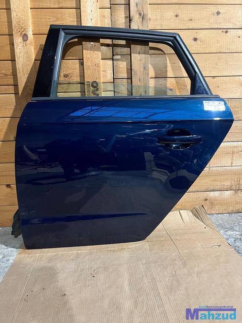 AUDI A3 8V sportback blauw links achter deur 2012-2018, Auto-onderdelen, Carrosserie en Plaatwerk, Deur, Audi, Gebruikt, Ophalen of Verzenden