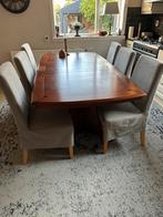Eet tafel en 6 stoelen, Huis en Inrichting, Complete eetkamers, Ophalen of Verzenden, Zo goed als nieuw, 4 tot 6 stoelen
