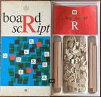 Compleet vintage scrabble spel, houten letters en plankjes, Ophalen of Verzenden