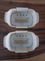 NIEUWE SMEG Ovenschaal L 37.5x22cm Creme, Ophalen of Verzenden, Nieuw, Overige materialen