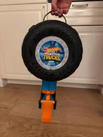 Hot wheels koffer met monstertruck, Ophalen of Verzenden, Hot Wheels, Handmatig, Racebaan