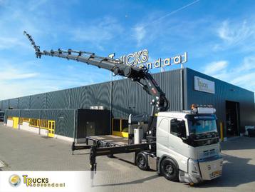 Volvo FH 500 + HIAB X-HIPRO 1058 E-8 + JIB 175X-5 + 8x2 + FI beschikbaar voor biedingen