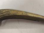 A6683. Messing Art Nouveau briefopener van E. De Leeuw, Antiek en Kunst, Antiek | Koper en Brons, Ophalen of Verzenden