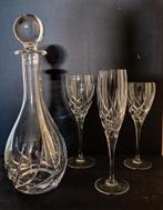 Karaf en 3x 6 wijnglazen Wedgewood Toscane perfecte staat, Antiek en Kunst, Antiek | Glas en Kristal, Ophalen of Verzenden