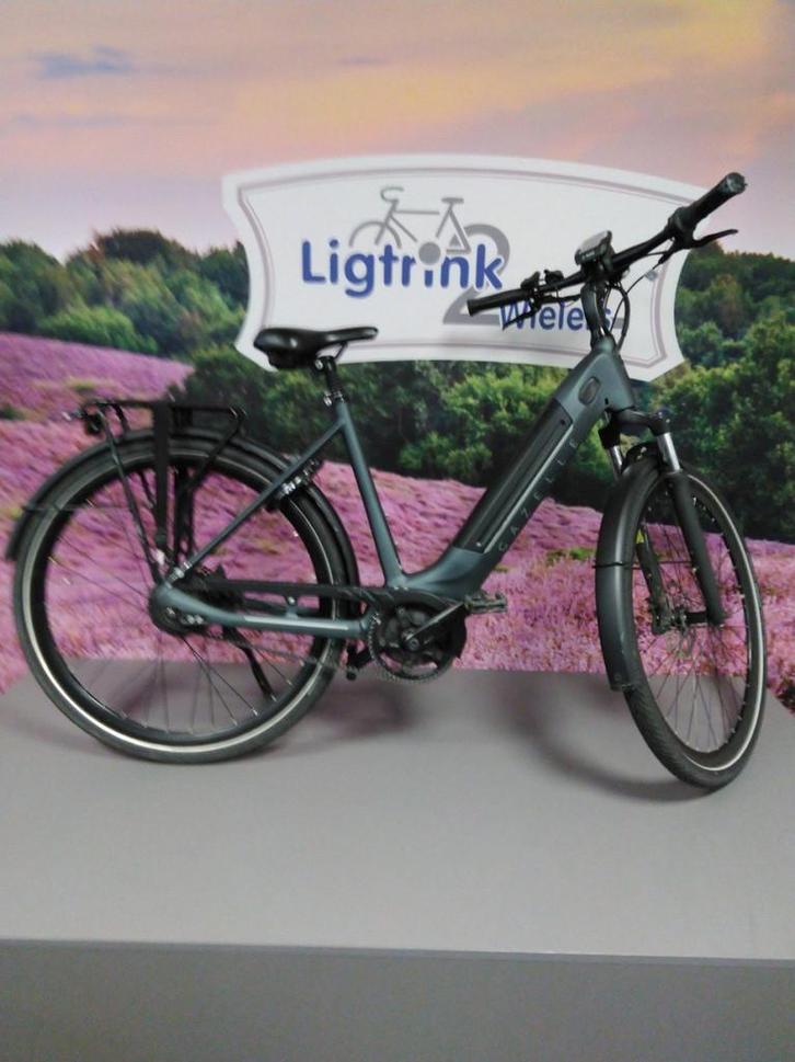 Gazelle Ultimate C380 Dames blauw 54cm 2023, Fietsen en Brommers, Elektrische fietsen, Gebruikt, Gazelle, 51 tot 55 cm