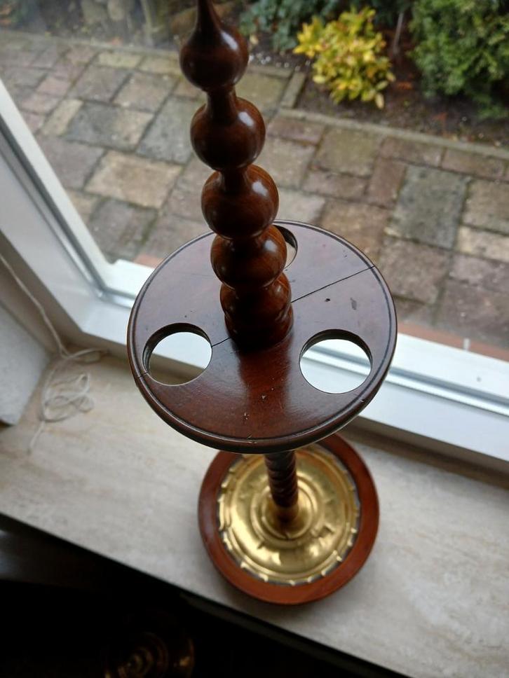 Antieke Koperen Pijpen Standaard, Antiek en Kunst, Antiek | Woonaccessoires, Ophalen of Verzenden