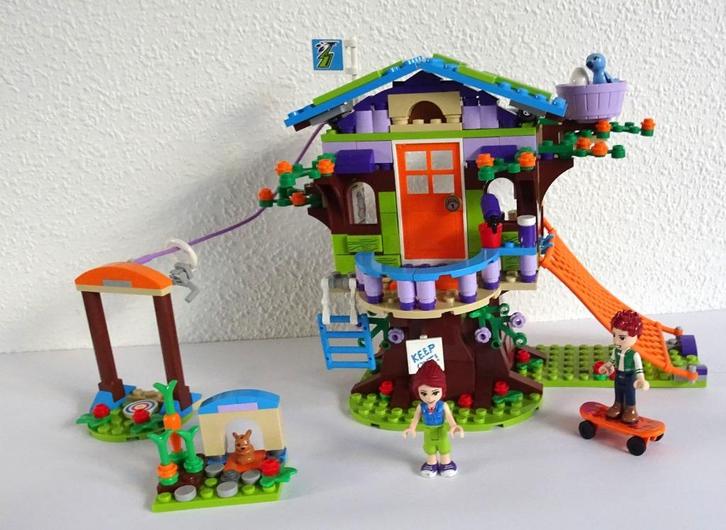 LEGO Friends 41335 Mia's boomhut, Kinderen en Baby's, Speelgoed | Duplo en Lego, Zo goed als nieuw, Ophalen of Verzenden