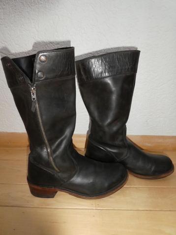 Dr. Martens zwarte biker laarzen maat 41 halfhoog VINTAGE beschikbaar voor biedingen