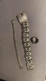 Buddha to buddha 2 armbanden , 1 ring maat 16, Ophalen of Verzenden, Zo goed als nieuw, Zilver