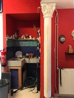 Gipsen zuilen met een kapiteel, Ophalen of Verzenden, Zo goed als nieuw