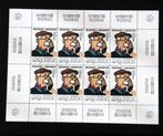 Zeldzaam! Kuifje personages Abkhazië blok Tintin Hergé MNH18, Verzenden, Postfris, Zuidoost-Azië