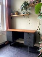 Vintage houten bureau, Huis en Inrichting, Bureaus, Gebruikt, Ophalen