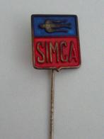 oud metalen speldje - SIMCA - autospeldje, Ophalen of Verzenden, Gebruikt, Merk, Speldje of Pin