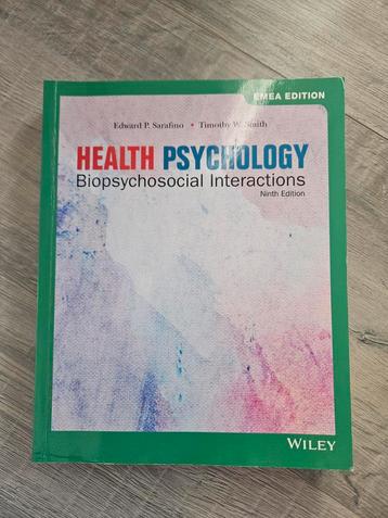 Health Psychology - Sarafinio & Smith beschikbaar voor biedingen