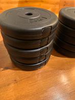 halterschijven en halters voor krachttraining, Ophalen, Zo goed als nieuw, Halterset