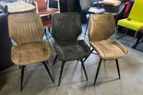 3 stuks eetkamerstoelen MX Sofa nieuw, Huis en Inrichting, Stoelen, Nieuw, Drie, Leer, Metaal, Overige kleuren, Ophalen
