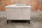 ZGANieuw fraaie stoffen design bank van Eichholtz, Driepersoons, 75 tot 100 cm, Ophalen of Verzenden, Zo goed als nieuw