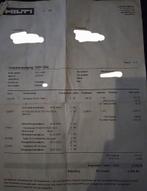 Hilti TE60-ATC/AVR+, Ophalen, Gebruikt