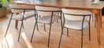 6x DYYK Jon eettafel stoel, beige zwart (mogelijk icm tafel), Huis en Inrichting, Ophalen, Zo goed als nieuw, Overige kleuren