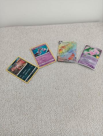 4 legendarische Pokemon kaarten  beschikbaar voor biedingen