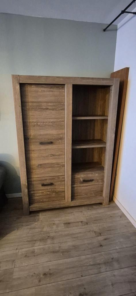 Kast met vakken en planken, Huis en Inrichting, Kasten | Boekenkasten, Zo goed als nieuw, 100 tot 150 cm, 150 tot 200 cm, 25 tot 50 cm