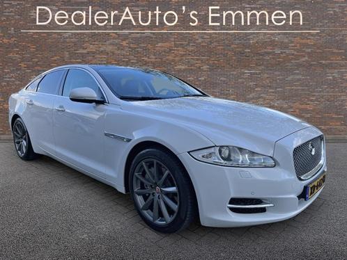 Jaguar XJ 3.0 V6 341 PK SC AWD LEDER SCHUIFDAK LMV NAVIGATIE, Auto's, Jaguar, Bedrijf, Te koop, XJ, 4x4, ABS, Achteruitrijcamera