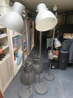 3 staan lampen en 2 hanglampen, Huis en Inrichting, Lampen | Vloerlampen, Ophalen, Gebruikt, Metaal, 150 tot 200 cm