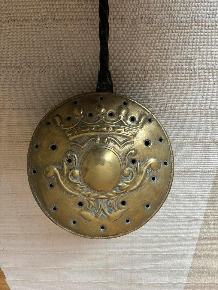 Antieke bedwarmer 18e eeuw, Antiek en Kunst, Antiek | Koper en Brons, Ophalen