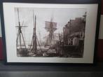 Anon the thames at wapping, 50 tot 75 cm, Ophalen of Verzenden, 75 tot 100 cm, Print