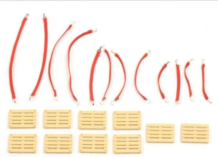 WSI SPANBANDEN EN PALLETS, Hobby en Vrije tijd, Modelauto's | 1:50, Nieuw, Bus of Vrachtwagen, Wsi, Ophalen of Verzenden