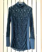 Malene Birger • “Montezza” kanten lace top • trui shirt - S, Kleding | Dames, Blauw, Ophalen of Verzenden, Zo goed als nieuw, Maat 36 (S)
