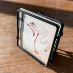 Fotolijstje Sissy Boy Flamant flamingo - 8x8cm, Minder dan 50 cm, Metaal of Aluminium, Ophalen of Verzenden, Zo goed als nieuw