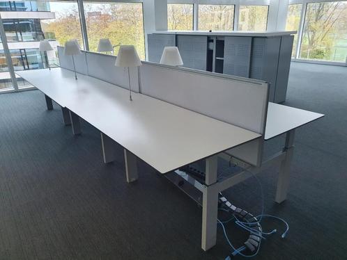 Twinform design duo bureau werkplek ( 21x ) luceplan, Huis en Inrichting, Bureaus, Zo goed als nieuw, Bureau, In hoogte verstelbaar