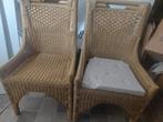 rotan eetkamerstoelen, Ophalen, Gebruikt, Twee, Bruin