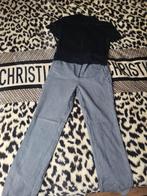 Dameskleding Set: Zara Crop Top & Shein Broek S, Zwart, Ophalen of Verzenden, Zo goed als nieuw, Maat 36 (S)