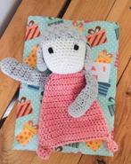 Knuffeldoekje gehaakt poppetje roze meisje knuffel doek, Ophalen of Verzenden, Nieuw, Kraamcadeau