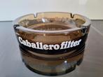 Asbak Caballero Filter smaak voor twee glas retro, Ophalen of Verzenden, Zo goed als nieuw, Asbak