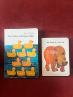 2 Eric Carle kartonnen boeken, Boeken, Kinderboeken | Baby's en Peuters, Ophalen of Verzenden, Gelezen