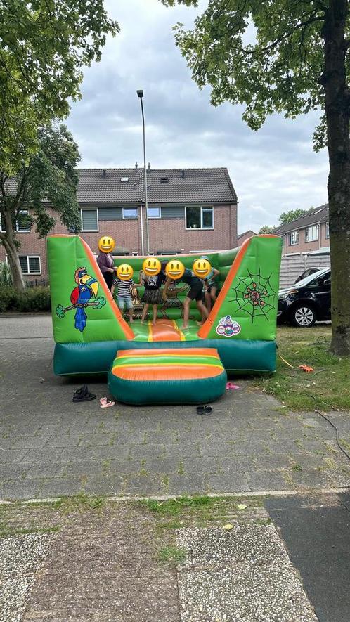 TE KOOP! Professionele Springkussen incl blower., Kinderen en Baby's, Speelgoed | Buiten | Springkussens, Zo goed als nieuw, Ophalen