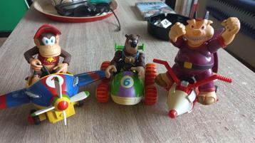 Diddy Kong Racing Figures COMPLEET beschikbaar voor biedingen