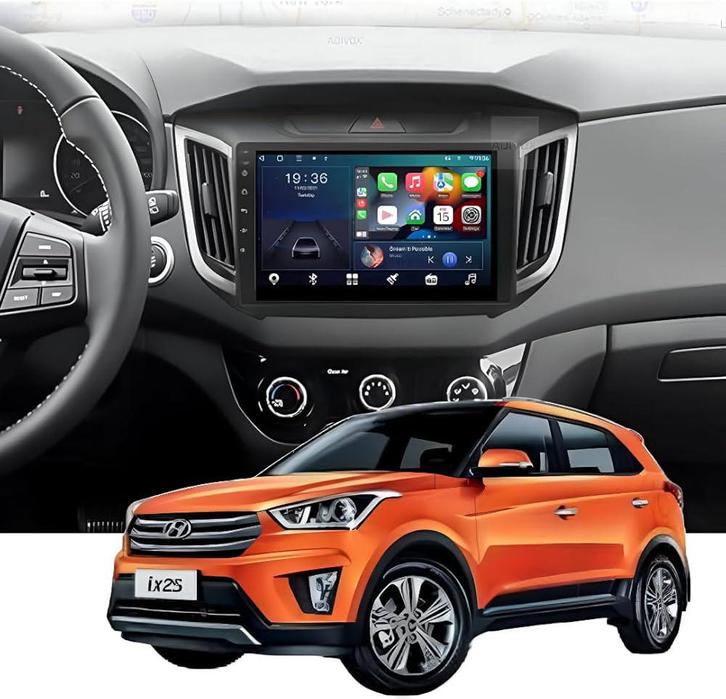 Apple CarPlay + Achteruitrijcamera Hyundai ix25 (2015–2019), Auto diversen, Autoradio's, Zo goed als nieuw, Ophalen