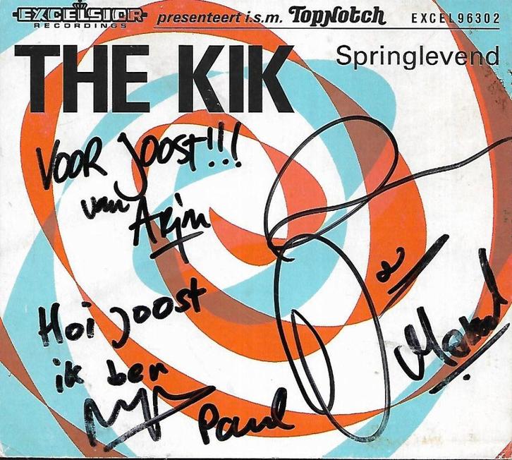 The Kik - Springlevend (Gesigneerd), Cd's en Dvd's, Cd's | Overige Cd's, Gebruikt, Ophalen of Verzenden
