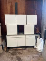 Keukenblok 172cm breed met 5 bovenkastjes, Huis en Inrichting, Keuken | Complete keukens, Ophalen, Gebruikt, Bruynzeel, Wit