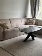 5 zits bank  beige, Huis en Inrichting, Tafels | Salontafels, Gebruikt, Metaal, Overige vormen, Minder dan 50 cm