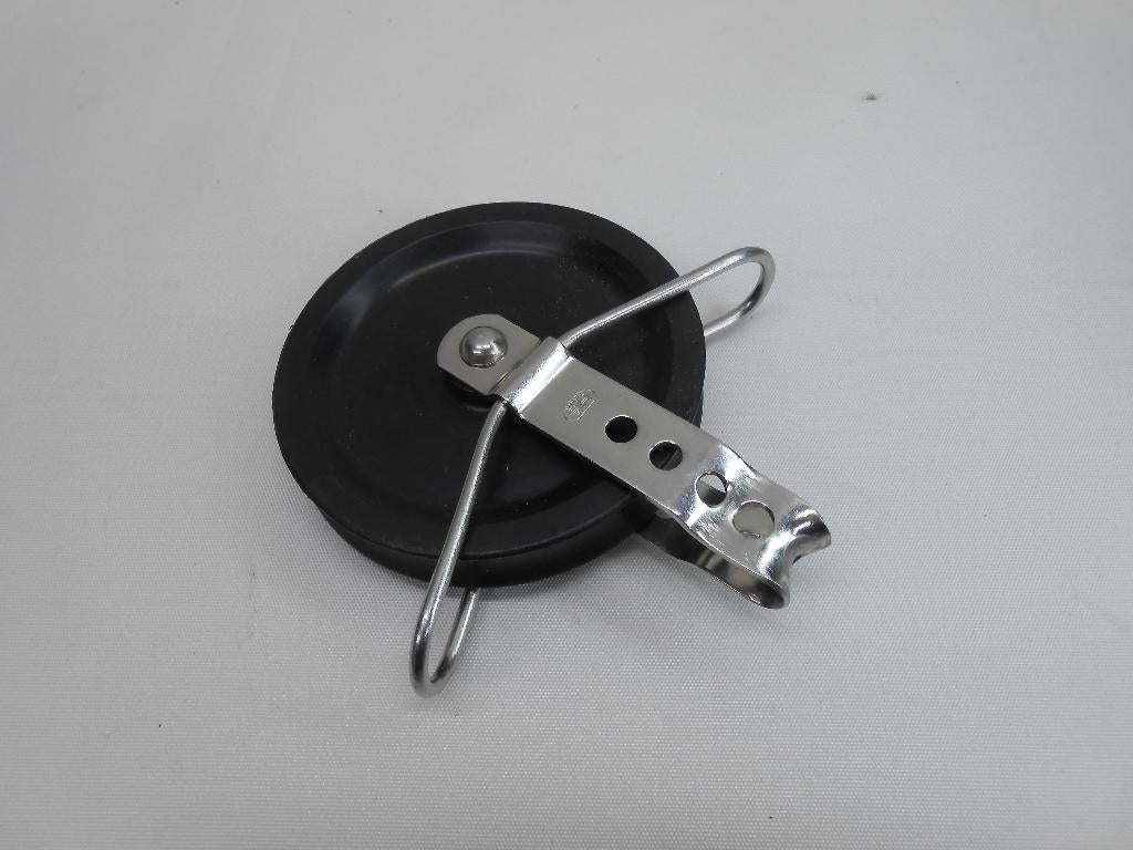 Grootschootblok, enkelschijfs, 8 - 10 mm lijn, Watersport en Boten, Accessoires en Onderhoud, Ophalen of Verzenden, Gebruikt, Lijn of Blok