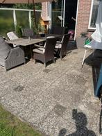 Gratis grindtegels 40 m2, Tuin en Terras, Ophalen, Zo goed als nieuw, 10 m² of meer, Beton