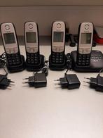 Gigaset A415A - 4 Handsets met Antwoordapparaat, Ophalen, Gebruikt, 4 handsets of meer