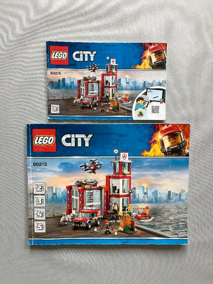 LEGO SET 60215-1 - Fire Station, Kinderen en Baby's, Speelgoed | Duplo en Lego, Zo goed als nieuw, Lego, Complete set, Ophalen of Verzenden